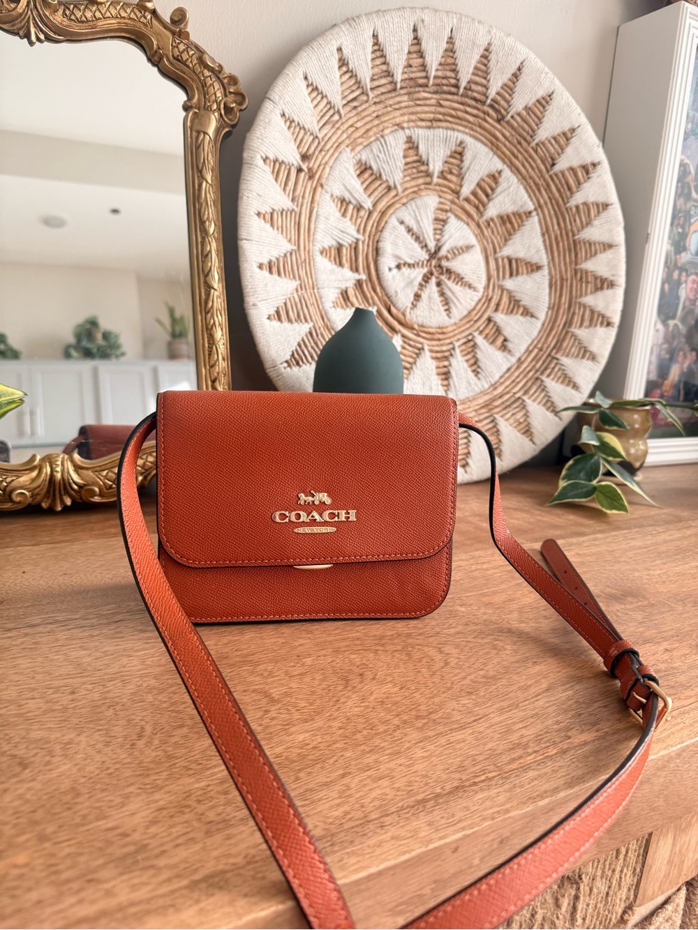 Coach Crossbody Bag in Orange